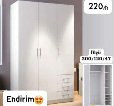 quş əti: Yeni, Açılan, 3 qapılı Düz dolab — 1
