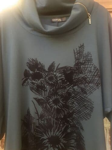 коктейльные платья в баку: Платье 46 размер. Рисунок на платье велюр. Турция — 2