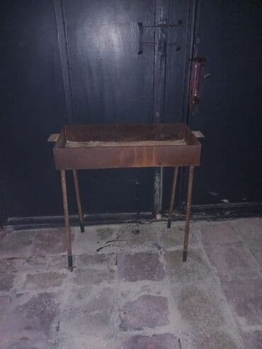 купить угли для мангала: Metall mangal/şiş kababı üçün kömür ocağı - Material: qalın metal — 3