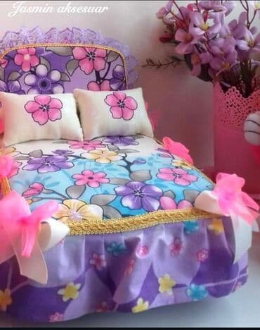 termo mebel: Məhsul: Əl işı miniatür mebel dəsti – kuklalar üçün yataq və divanlar — 7