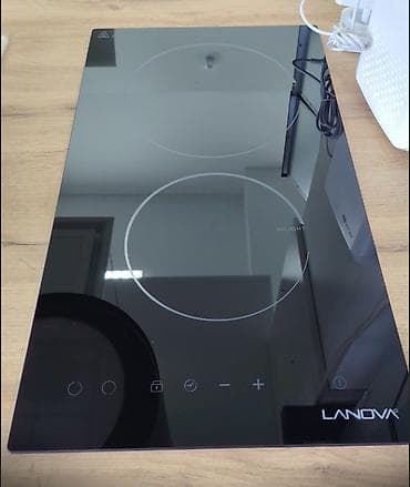 panel radiator: LANOVA elektrik şüşə-keramika səthli bişirmə paneli - 2 ocaq zonası — 2