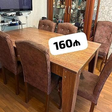 ev stul: Açılan, 6 stul — 1