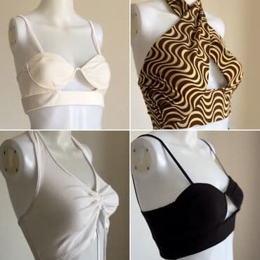 3 duymə koynək: Koftalar & croplar — 3