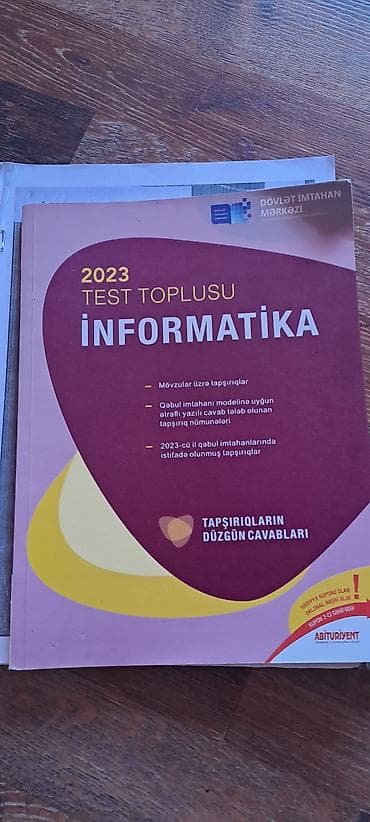 array informatika: Məhsul: “İnformatika – 2023 Test Toplusu” (Dövlət İmtahan Mərkəzi) — 1