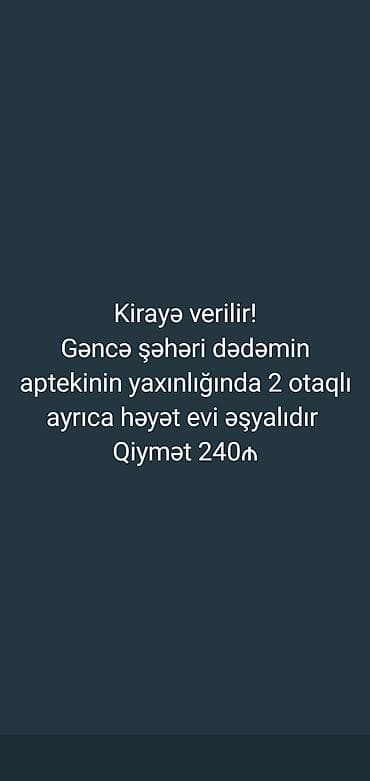 Uzunmüddətli kirayə evlər