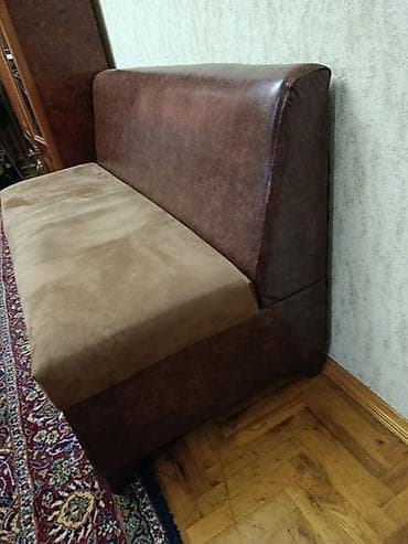 taburetka satilir: İkiqat funksiyalı oturacaq-çəkmece (banketka) - Material: qəhvəyi — 3
