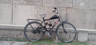 balaca moto: Mühərrikli velosiped - Şassi: şəhər tipli çərçivə, 26” təkərlər, ön — 1