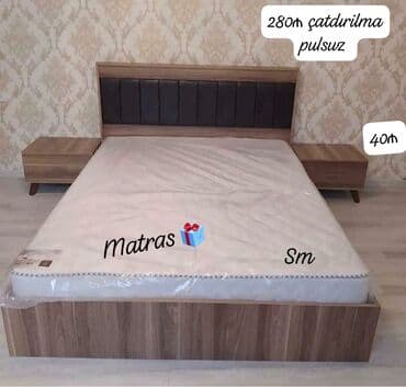 taxt sumqayıt: Yeni, İkinəfərlik çarpayı, Bazasız, Matras ilə — 22