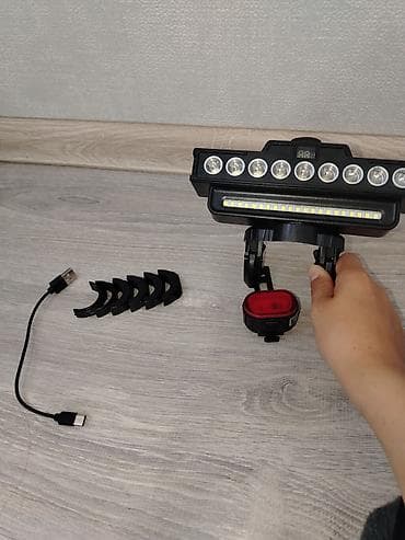velosiped kameri: Velosiped üçün7 modlu LED işıq dəsti Məhsulun tərkibi: - Ön güclü — 1