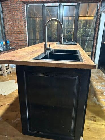 xonca kiraye: Sifarişlə mətbəx dəsti, Özü çəkən petlələr, MDF, Kredit var, Pulsuz çatdırılma — 3