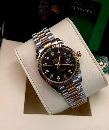 el fecr saat: Yeni, Qol saatı, Rolex, rəng - Qızılı — 5