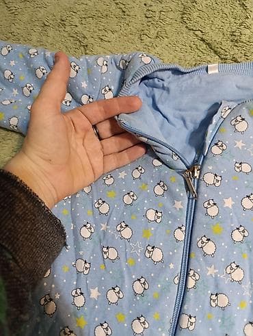 детские зимние пижамы: Комбинезон, Унисекс, 1 - 2 года — 3