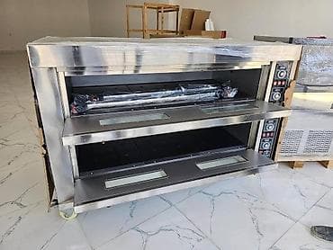 Çörək və şirniyyat üçün soba Professional peç ↘️ 2 mərtəbəli model — 1