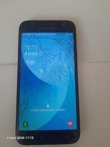 sense 5 htc one v: Samsung Galaxy J3 2017, цвет - Черный, Битый — 4