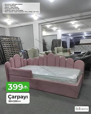intex matras: Məhsul: Çarpayı Ölçü: 90×200 sm - Mexanizm: Açılmayan, bazasız - — 1