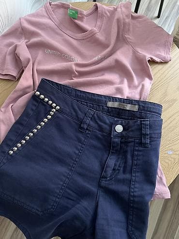 Шорты, Guess, цвет - Синий — 1