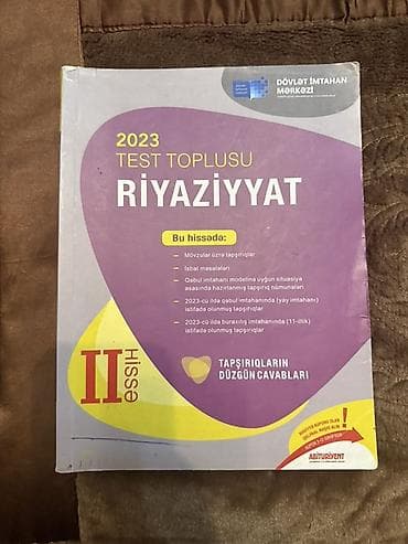 Riyaziyyat 11-ci sinif, 2023 il lalafo.az -da Riyaziyyat 11-ci sinif, 2023 il