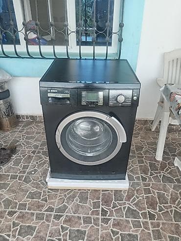 et masini: Bosch Logixx 8 VarioPerfect paltaryuyan maşın - Ön yükləməli, qara — 3