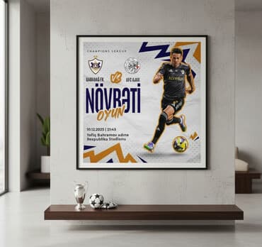 reklam led ekran: SEKTOR 8,6 VƏ SEKTOR 22 BİLET VAR • Qarabağ FK vs AFC Ajax futbol — 1