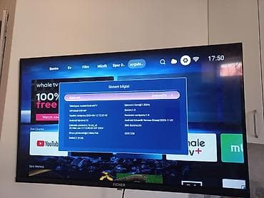 televizor 55: Ficher Android TV – Smart televizor unvandan goturme - Ekran — 1