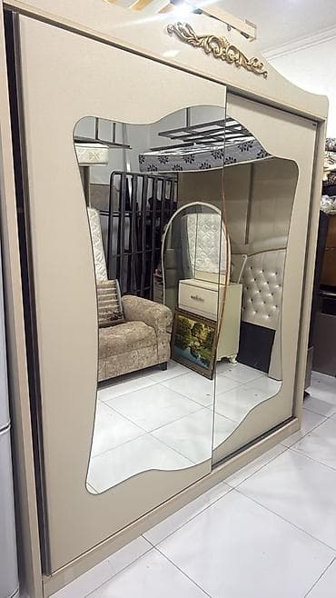 yatağ mebili: İkinəfərlik çarpayı, 2 tumba, Dolab — 2