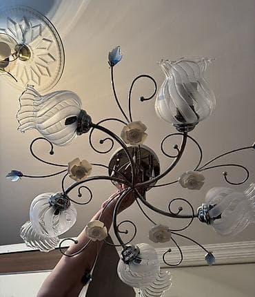 Çılçıraq, 6 lampa, Metal