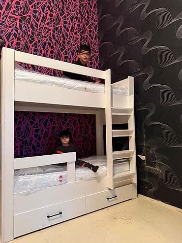 zerin mebil: Oğlan və qız üçün, Yeni, Çarpayı, Matras ilə, Siyirməli, Laminat — 2