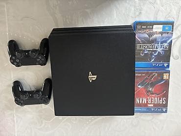 irsad telecom playstation 5: PS4 Pro oyun dəsti Komplekt: - PlayStation 4 Pro konsolu (qara rəng — 3