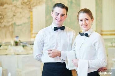 Ofisiant tələb olunur, Pivə barı, Gündəlik ödəniş, 30-45 yaş, 3-5 illik təcrübə