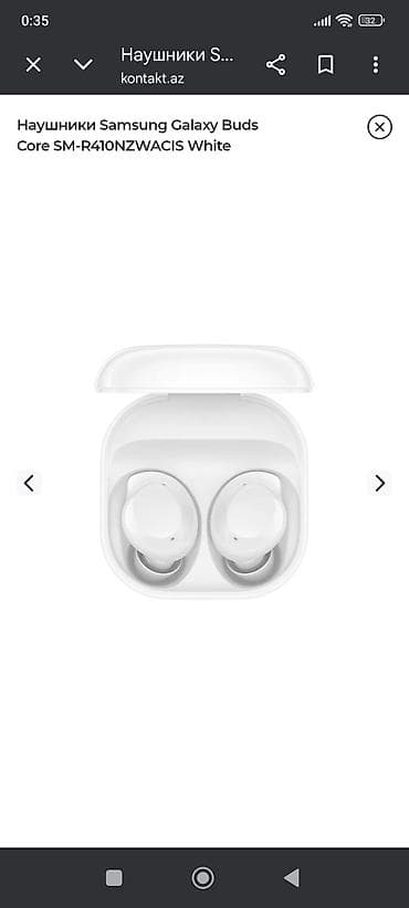 Ноутбуки: Samsung Galaxy Buds Core SM‑R410NZWACIS (White) - Rəng: ağ - — 2