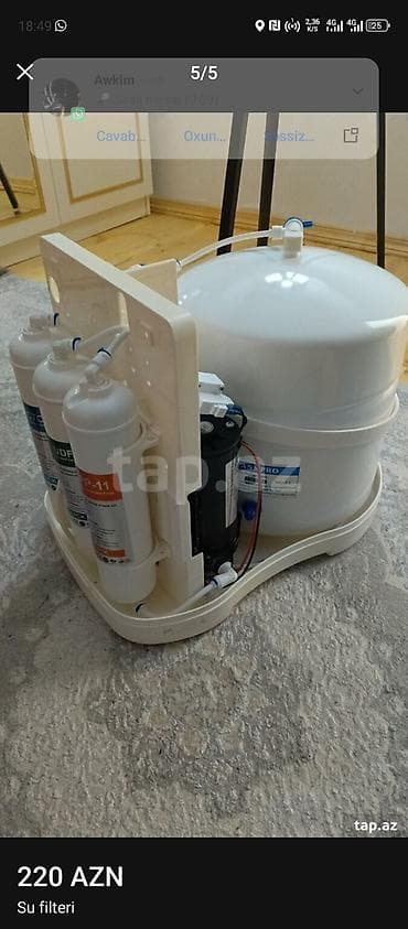 psj 5: Su filtri – Cool brendli, tərs osmos sistemi Xüsusiyyətlər: - 5 — 2