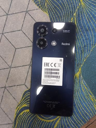 xiaomi not 10 s: Redmi 13, 256 GB, rəng - Qara, Barmaq izi — 2