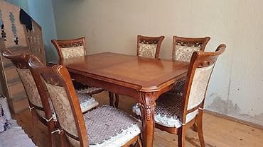 set mebel: Stol acilan 6 stulla birlikde satilir 300azn pasyolka hezi aslanov — 1