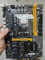 аксессуары для кальяна: Материнская плата MSI H61, Б/у — 16