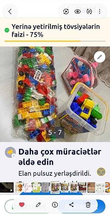 oyuncaqlar qız ucun: Uşaq üçün konstruksiya oyuncaqları dəsti - Maqnitli qurma dəsti — 3