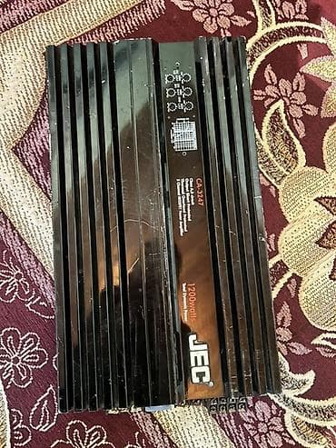 усилитель: JEC CA-3247 avtomobil gücləndiricisi - Güc: 1200 watts (yazılı) - — 1