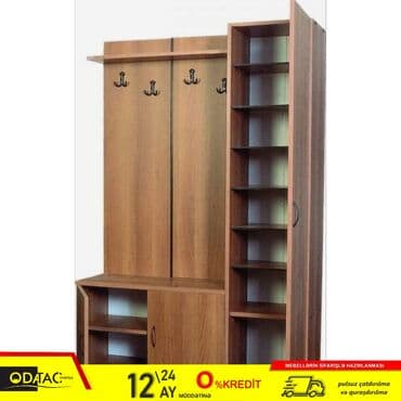 Dolablar: Yeni, Açılan, 3 qapılı Düz dolab, Dəhliz dolabı, Azərbaycan — 1