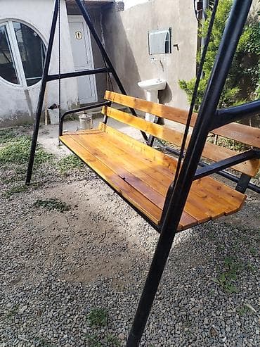 unitaz qara: Skamya-yelləncəl, Zontiksiz, Metal — 3