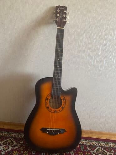 ucuz gitara: Akustik gitara, 6 sim, Ünvandan götürmə, Ödənişli çatdırılma, Pulsuz çatdırılma — 1