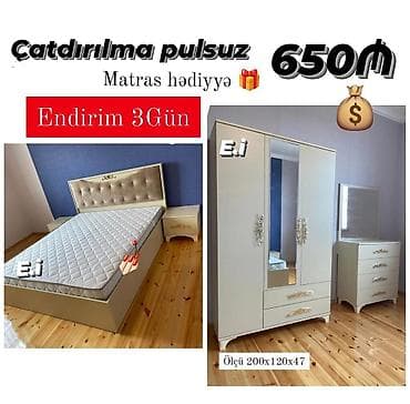 Yataq otağı dəsti rəng seçimi var — 1
