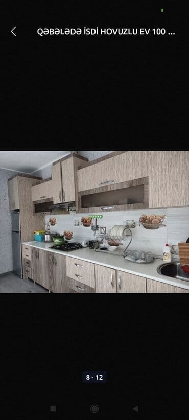 sumqayit 10 mkr: 180 м², 3 комнаты, Артезианский колодец, Интернет, Телефон — 15