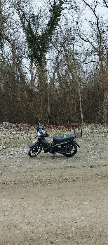 moped alıram: Moped/motosiklet – Qezet tipli (underbone) model - Rəng: qara-yaşıl - — 7