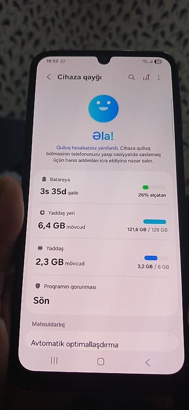 honor pad 9: Samsung Galaxy A24 4G, 128 GB, rəng - Bənövşəyi, İki sim kartlı — 1