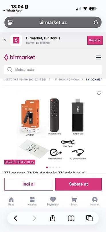 smart aparatı: Smart TV boks Android — 1