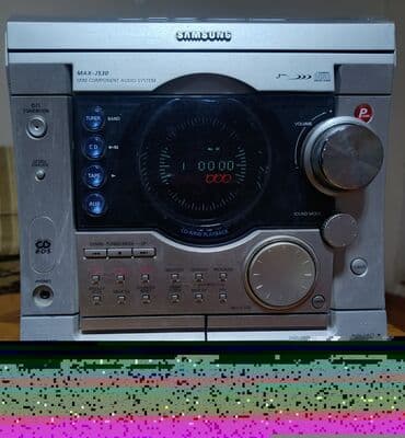 cd disk: Samsung MAX-J530 mini komponent audio sistemi kasset .disc .aux — 2