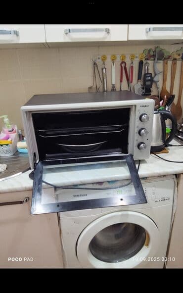 ozturkler soba: Duxovka Eurolux, Elektrik, rəng - Boz, Ayrıca dayanan — 2