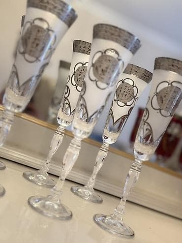 seyf qapi bezekleri: Klassik süfrə və içki dəstləri toplusu - Porcelain çay-servis dəsti — 4