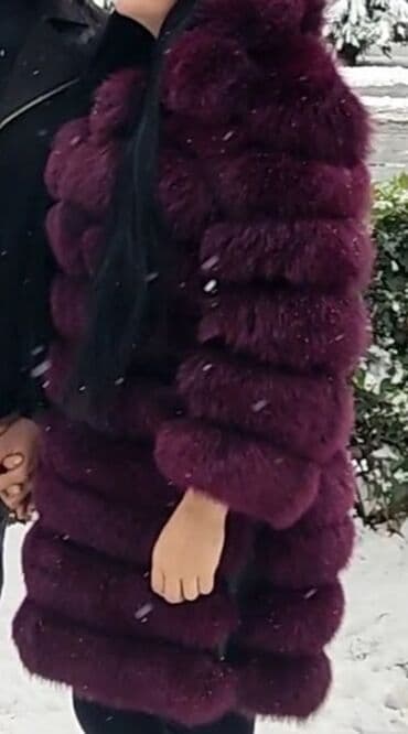 женские мокасины с мехом: Zəngin bardovu rəngdə qadın xəz ŞUBA üfüqi xəz zolaqları ilə — 2