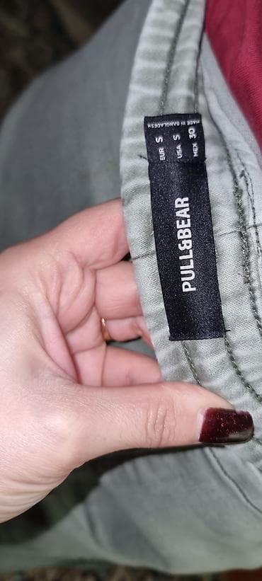 i̇dman kişi şortları: Cins şalvar, PULL&BEAR, S — 1