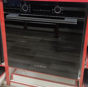 havalandrma: LANOVA quraşdırılan elektrik sobası - Qara şüşə ön panel və — 1